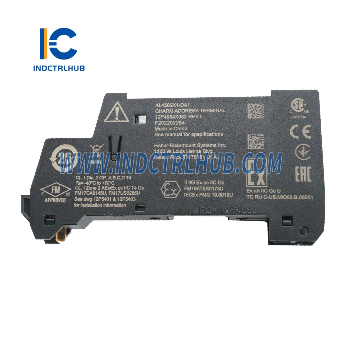 Emerson KL4502X1-DA1 Address Plug Terminal Block