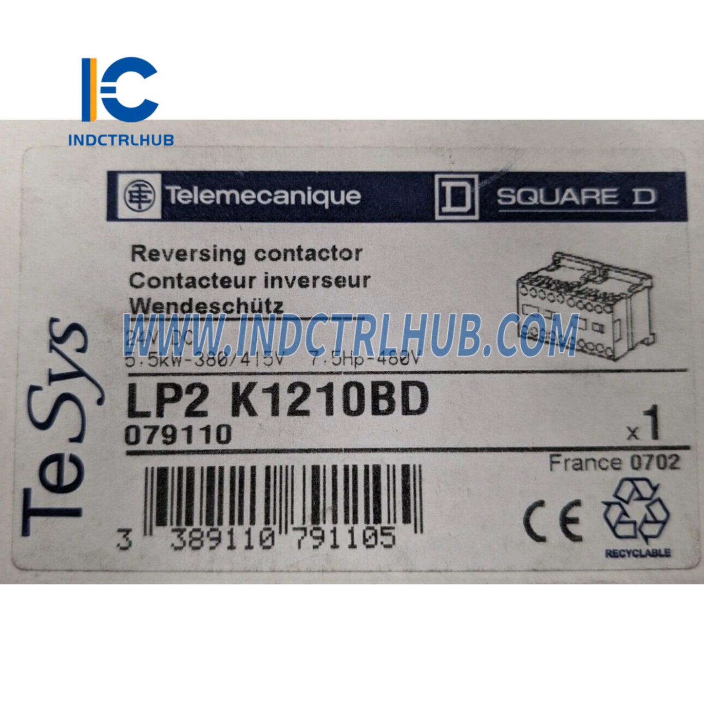 Schneider Electric LP2K1210BD Управление двигателем, Резистивная нагрузка