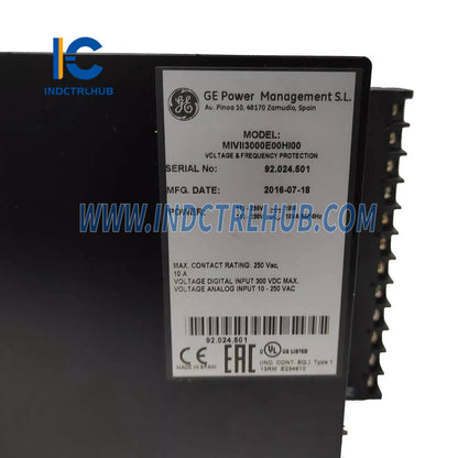 GE MIVII3000E00HI00 Multilin MIV II Rơ le Điện áp/Tần số