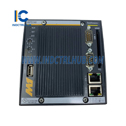Bachmann MPC240-128/512 CF 00012711-44 Controller Module (PLC/CPU)