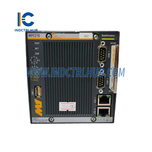 Bachmann MPC270-128/512MB Controller Module (PLC/CPU)