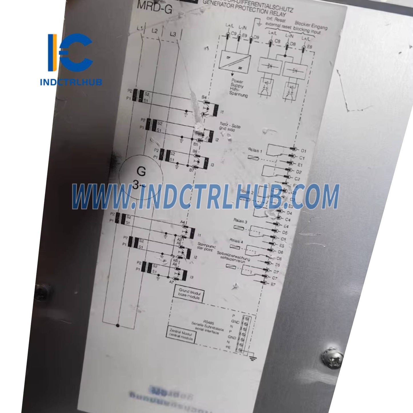 Woodward MRD1G5MA Motor Protection Relay