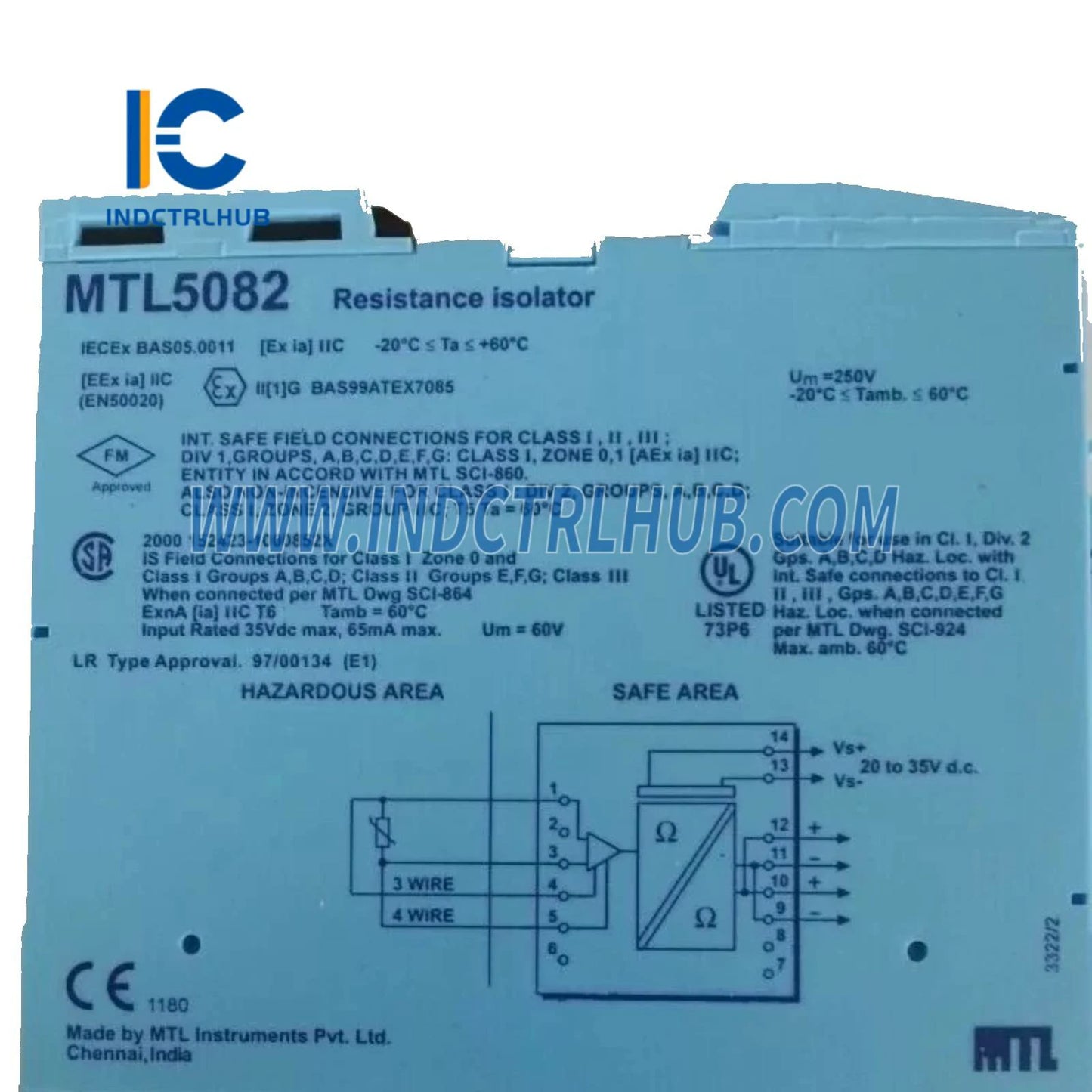 Honeywell MTL 5082 Weerstandsisoleerder