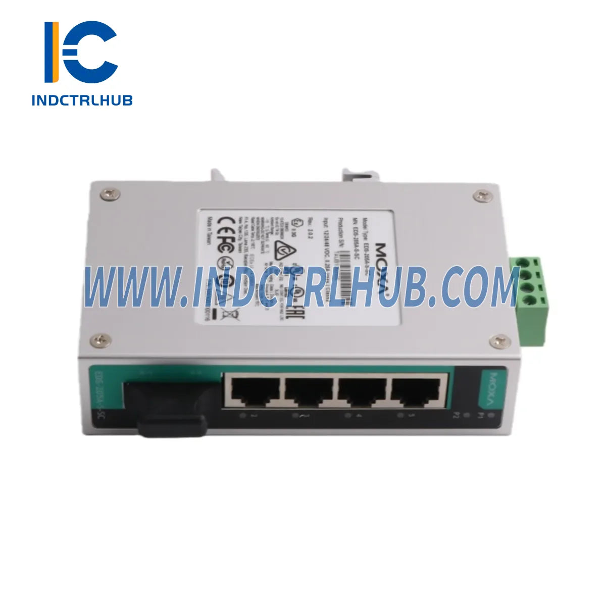 Moxa EDS-205A түпнұсқа өнеркәсіптік қосалқы компактті басқарылмайтын Ethernet коммутаторы үйлесімді