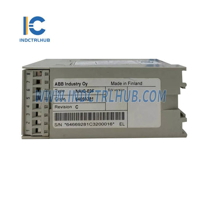 3AUA0000016677 | Módulo de extensão de E/S analógica ABB NAIO-03F