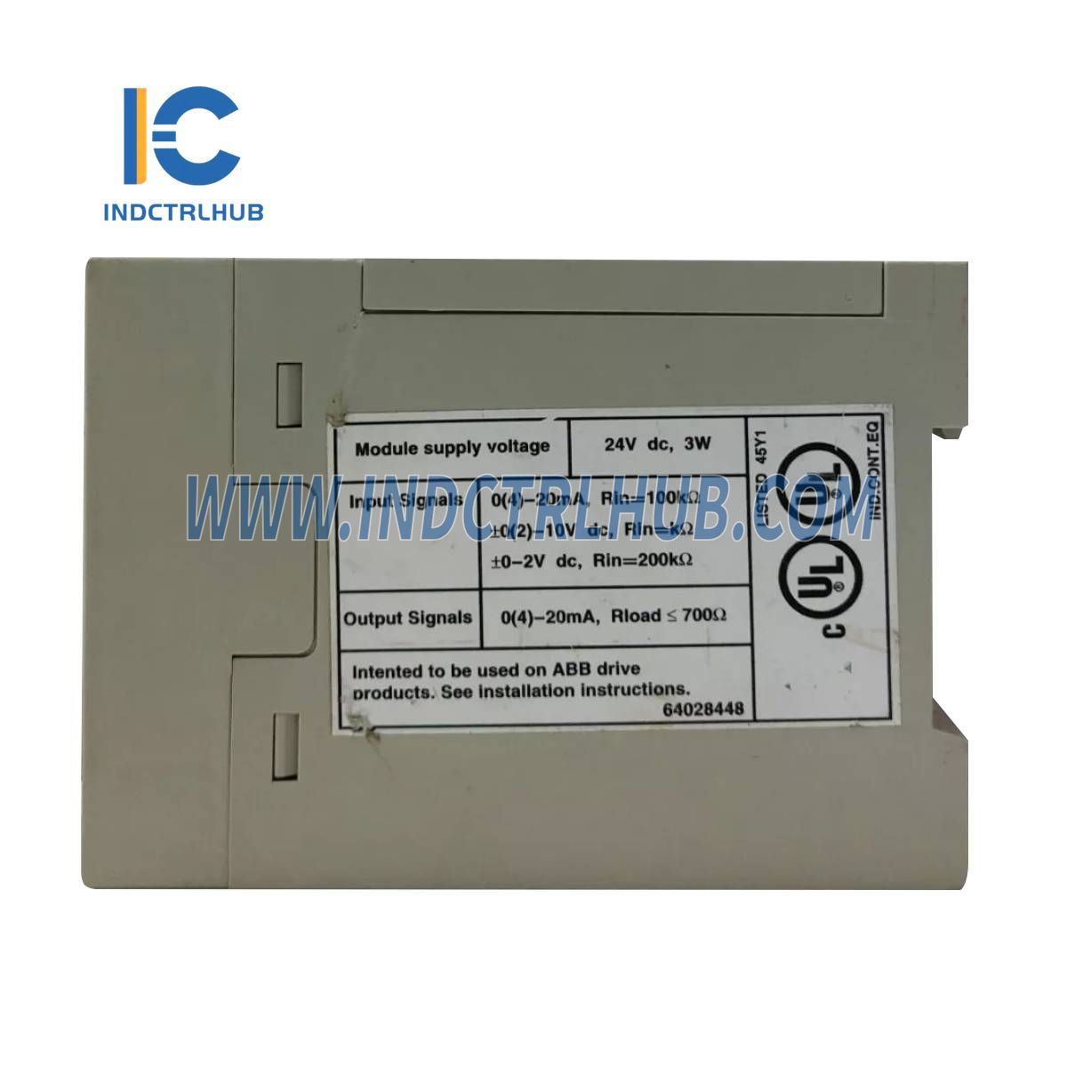 3AUA0000016677 | Módulo de extensão de E/S analógica ABB NAIO-03F