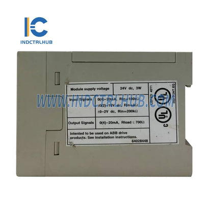 3AUA0000016677 | Módulo de extensão de E/S analógica ABB NAIO-03F