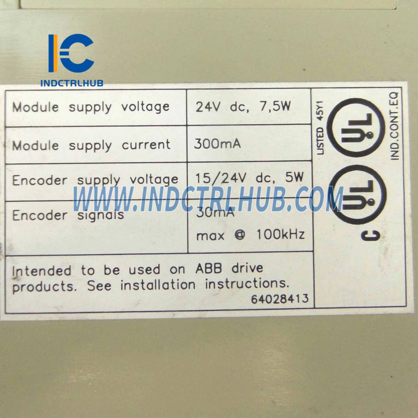 NTAC-02 | Mô-đun Giao diện Bộ mã hóa Xung ABB