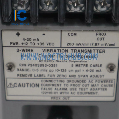 Bently Nevada P3403893-0351 rezgésadó
