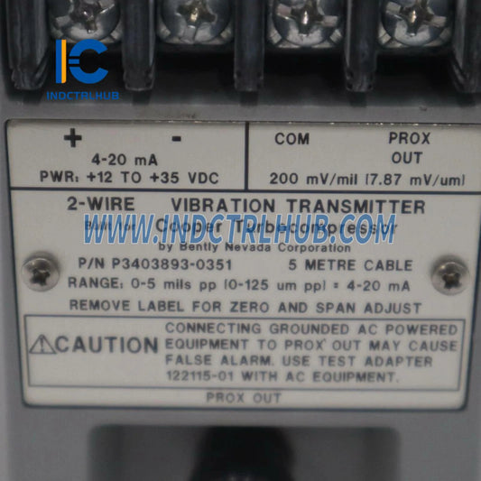 Bently Nevada P3403893-0351 rezgésadó