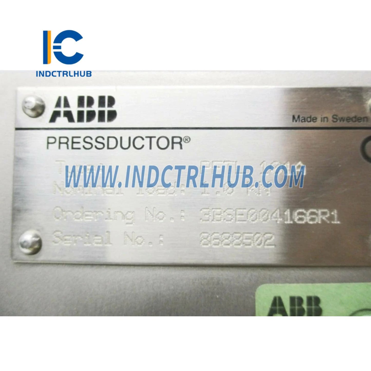 ABB PFTL101A PillowBlock Load Cell - New Original Back Label and Serial Number