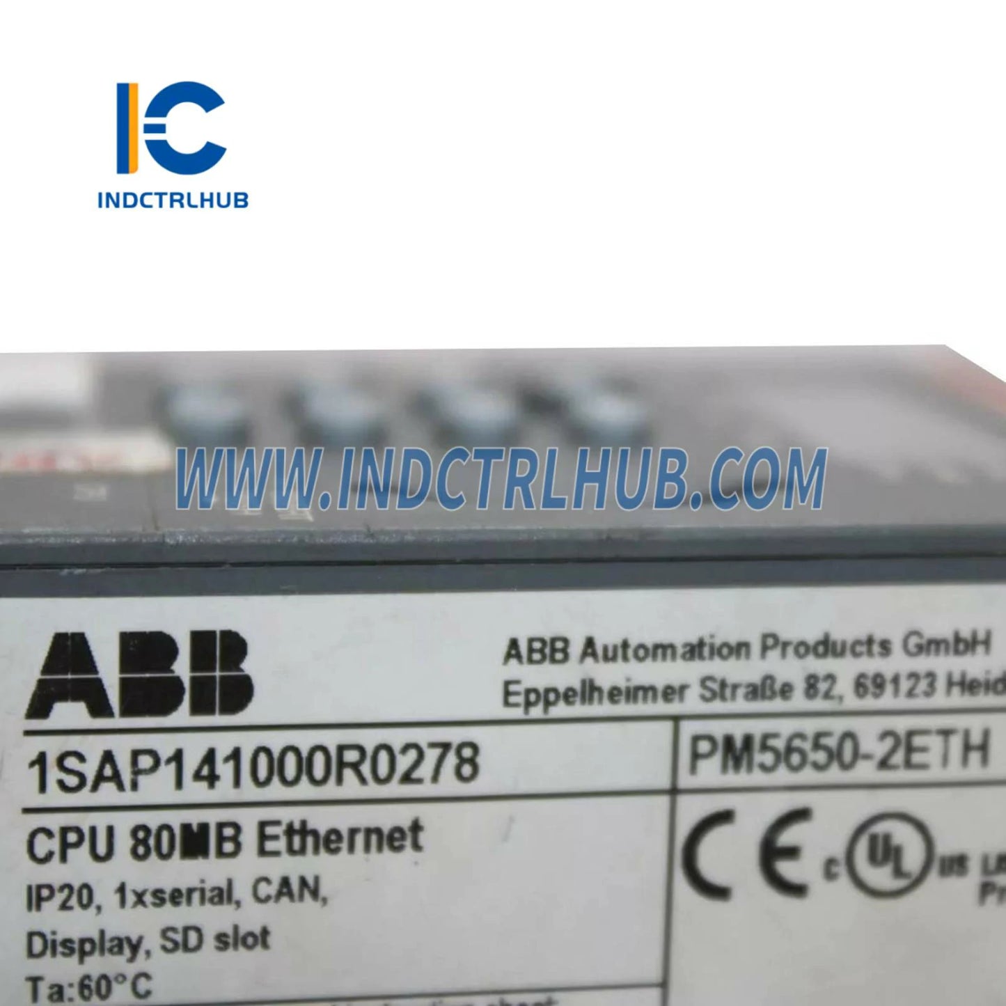 1SAP141000R0278 | ABB PM5650-2ETH Procesorový modul