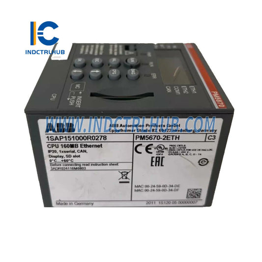 1SAP151000R0278 | ABB  PM5670-2ETH Processor module