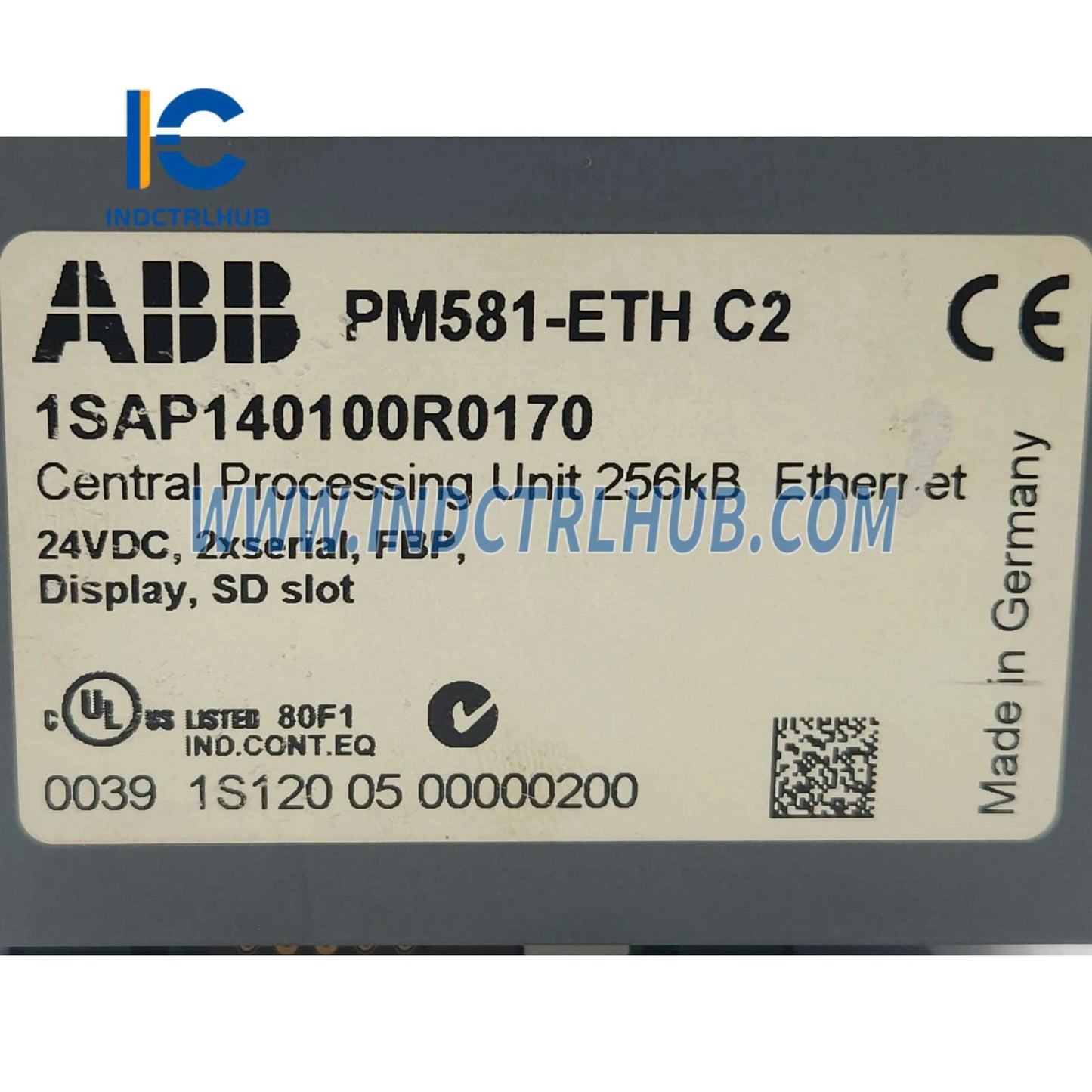 PM581-ETH | ABB AC500 procesora modulis ar Ethernet
