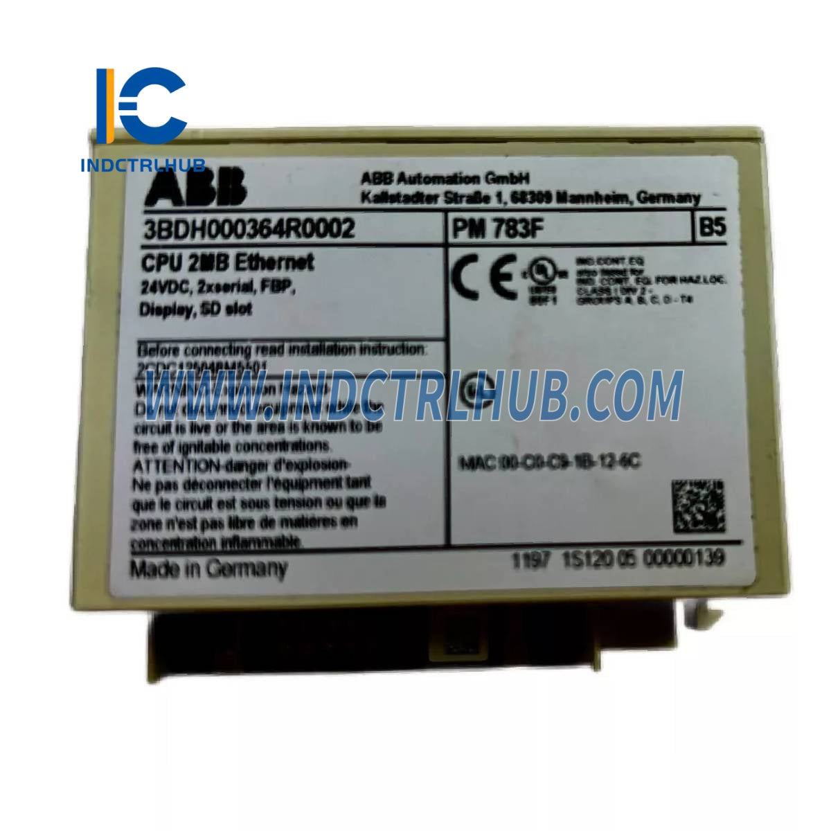3BDH000364R0002 | Module CPU ABB PM783F