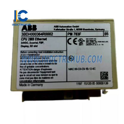 3BDH000364R0002 | Module CPU ABB PM783F