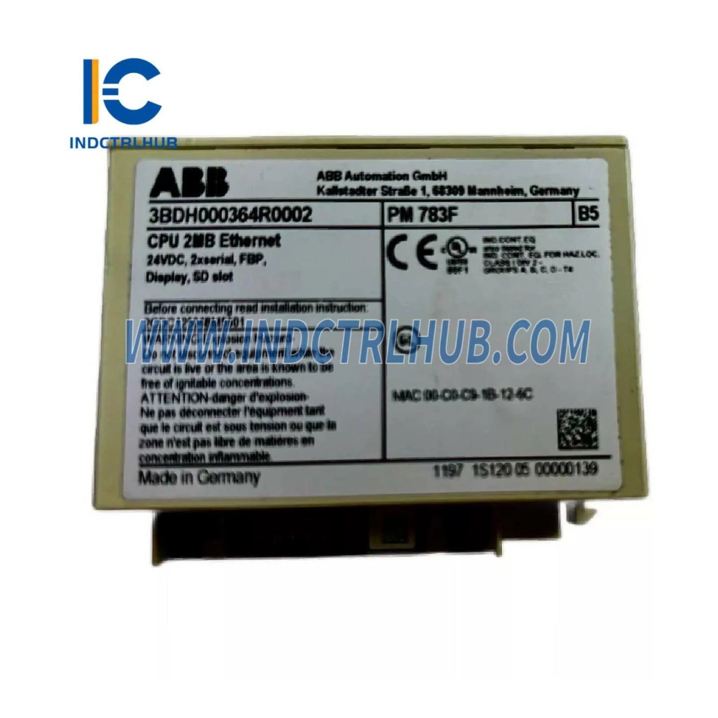3BDH000364R0002 | ABB PM783F CPU modul