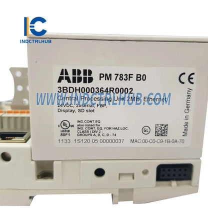 3BDH000364R0002 | ABB PM783F CPU modul