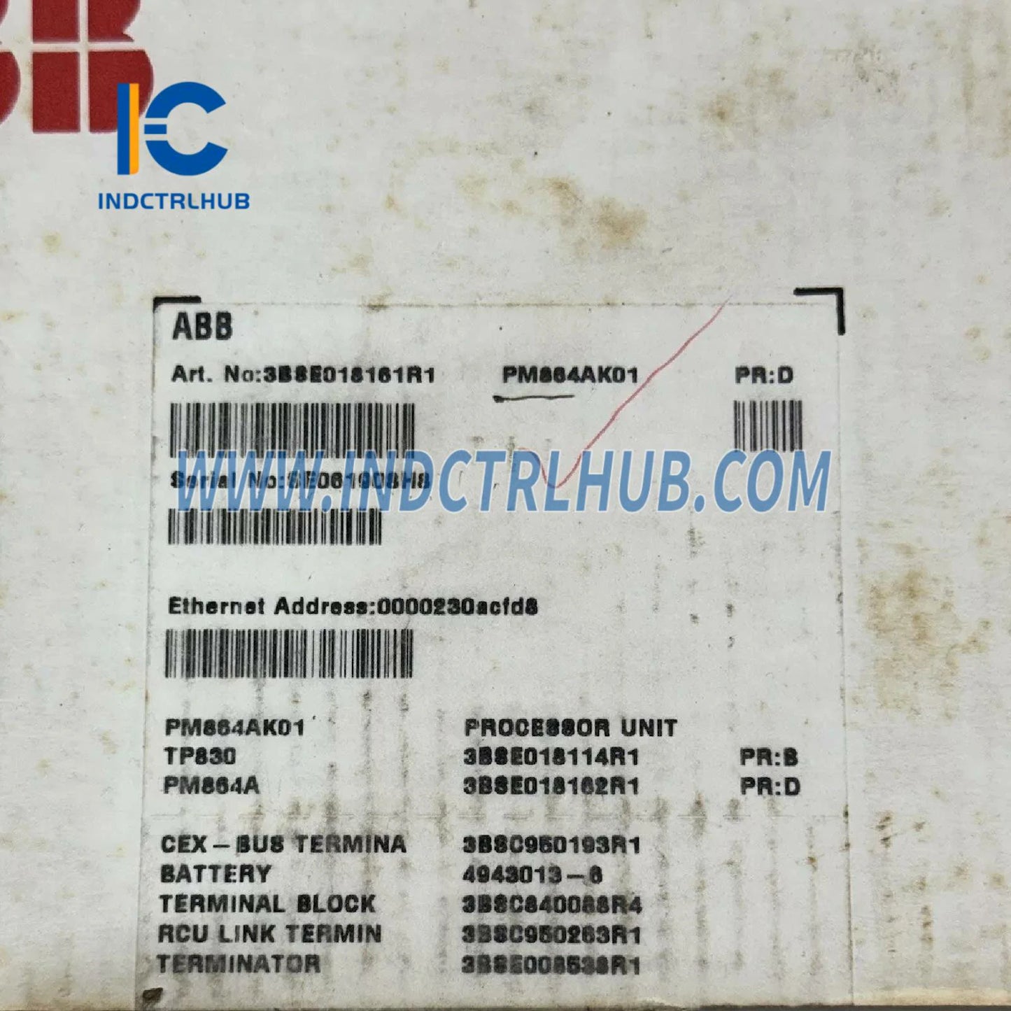 3BSE018161R1 | ABB PM864AK01 protsessor birlik to'plami