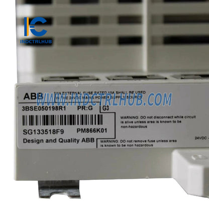 EXC3BSE050198R1 | مجموعة وحدة المعالجة ABB PM866K01