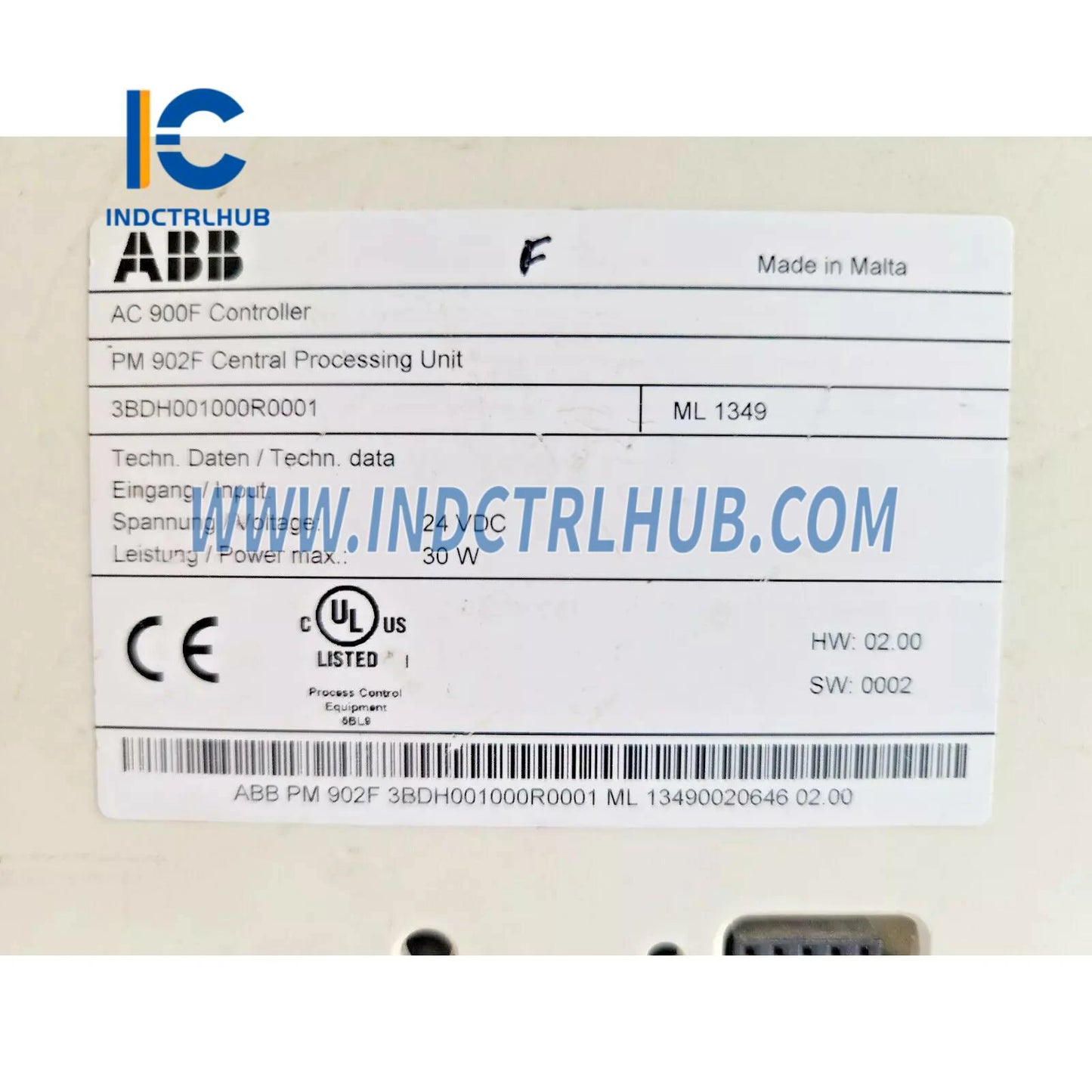 3BDH001000R0001 | ABB PM902F CPU модул