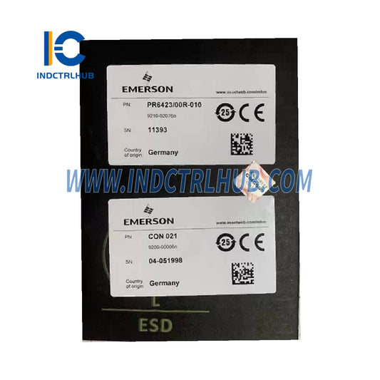 Emerson EPRO PR6423/00R-010+CON021 Eddy Current Signal Converter with Sensor