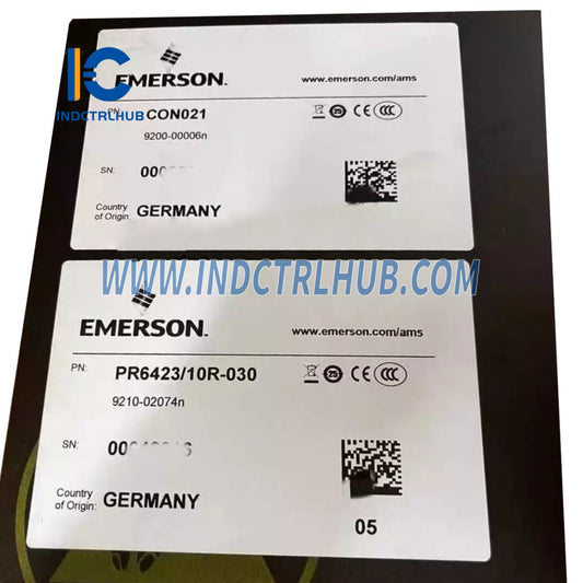 Emerson EPRO ‎‎PR6423/10R-030+CON021 Eddy Current Signal Converter with Sensor