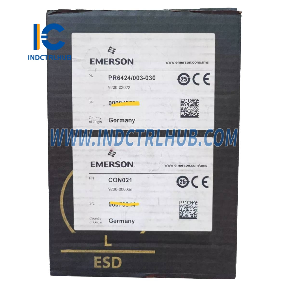 Emerson EPRO ‎‎PR6424/003-030+CON021 Eddy Current Signal Converter with Sensor