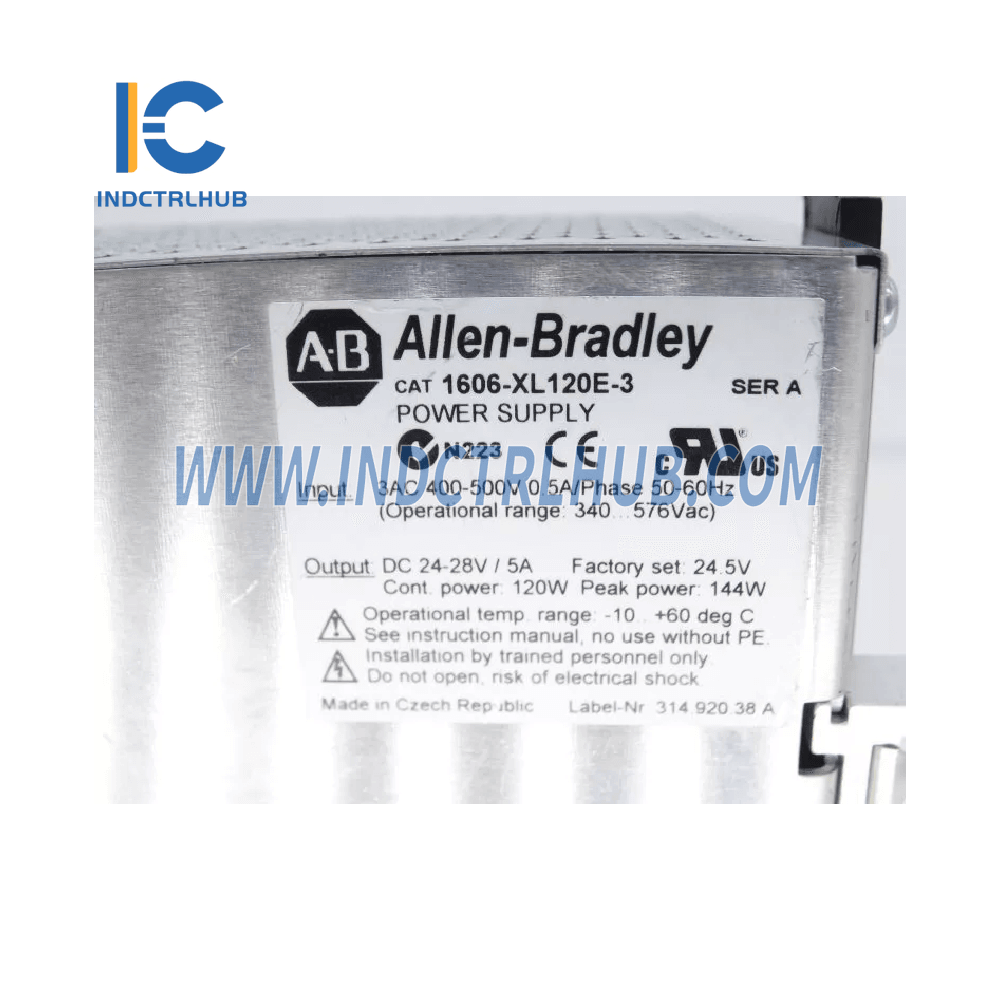 Allen-Bradley 1606-XL120E-3 ControlLogix Power Supply XL 120 W
