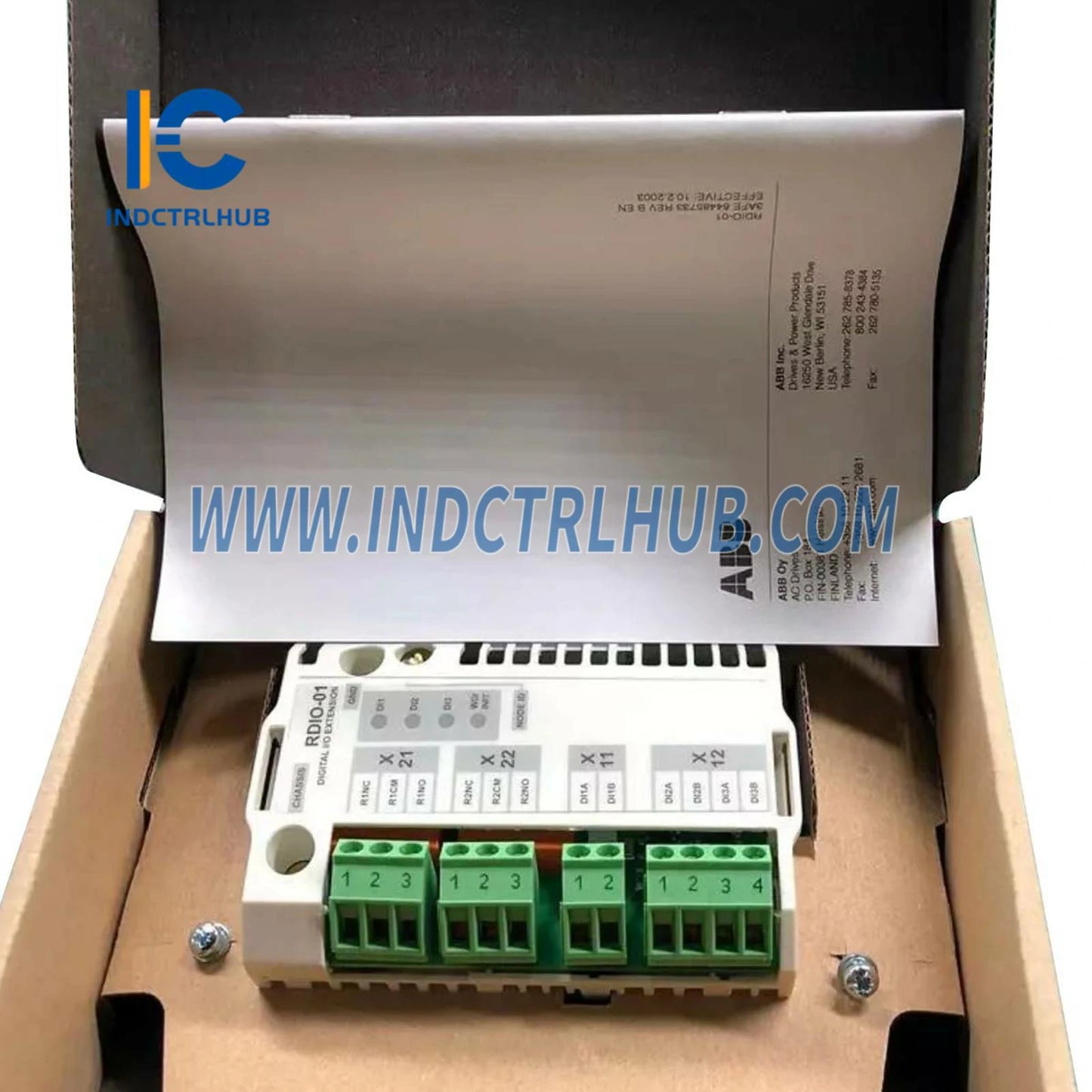 Módulo de Opção I/O ABB RDIO-01-KIT para Drives ACS800