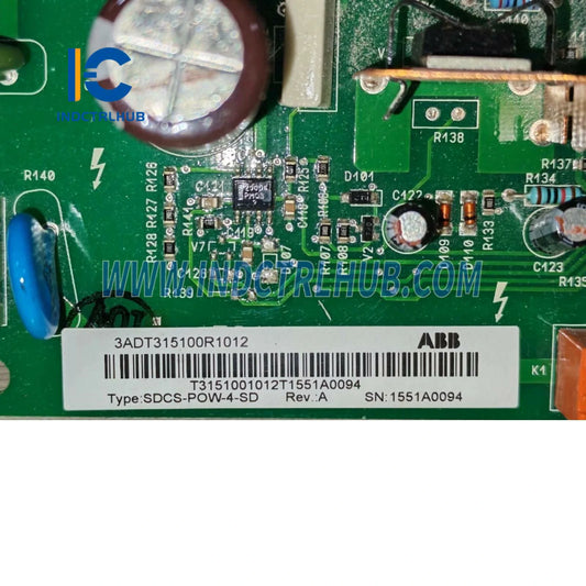 ABB 3ADT315100R1012 SDCS-POW4-SD Power Board - New Component Detail & Interface