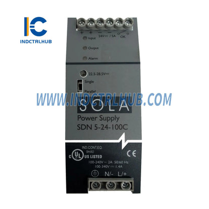 Emerson SDN5-24-100C 24V 5A DIN Rail Power Supply