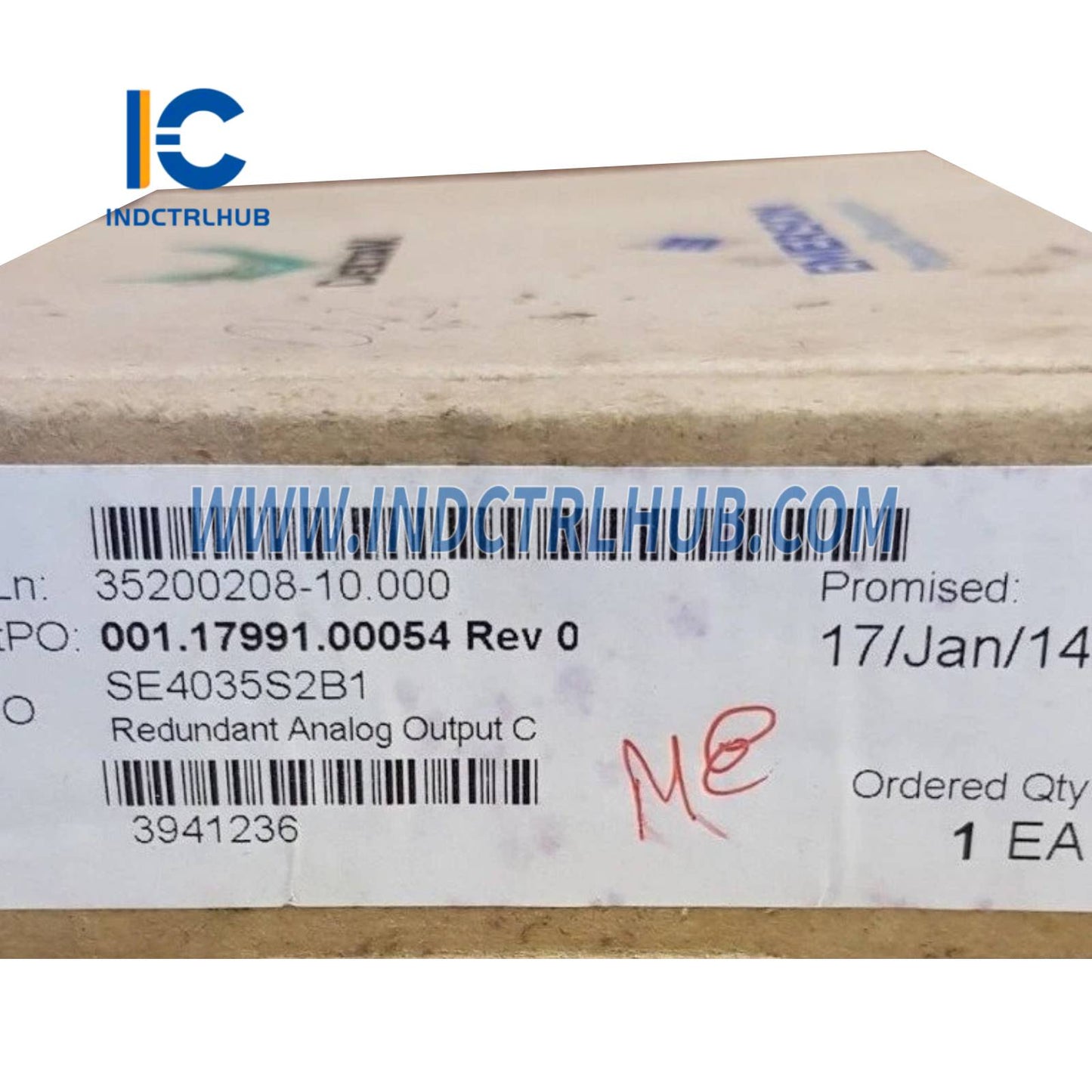 Emerson SE4035S2B1 Redundant Analog Output Card
