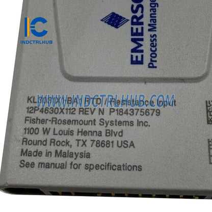 Emerson SE4303T03 KL3031X1-BA1 TD/Resistance Input CHARM