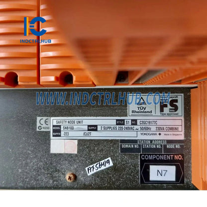 Yokogawa SNB10D-223/CU2T Sigurnosna čvorišna jedinica (vrsta za ugradnju u stalak)