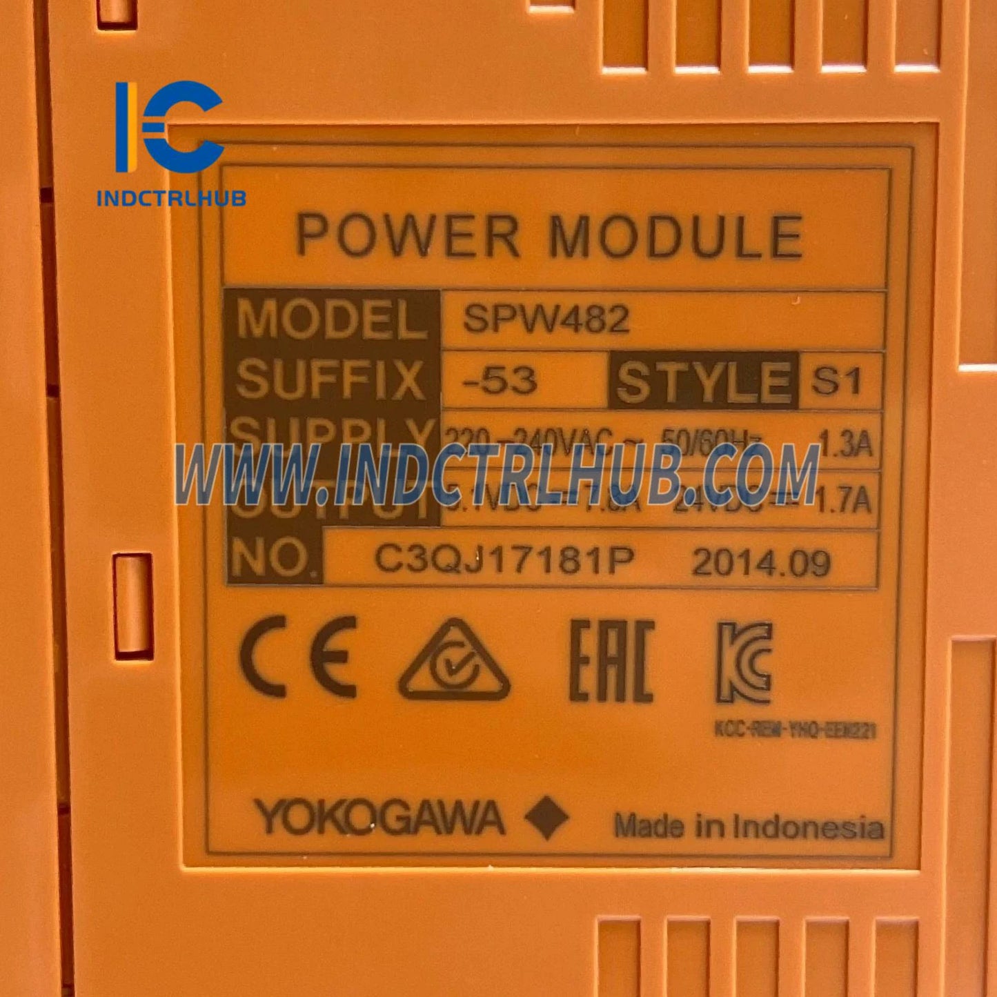 Yokogawa SPW482-53 S1 Power Supply Module