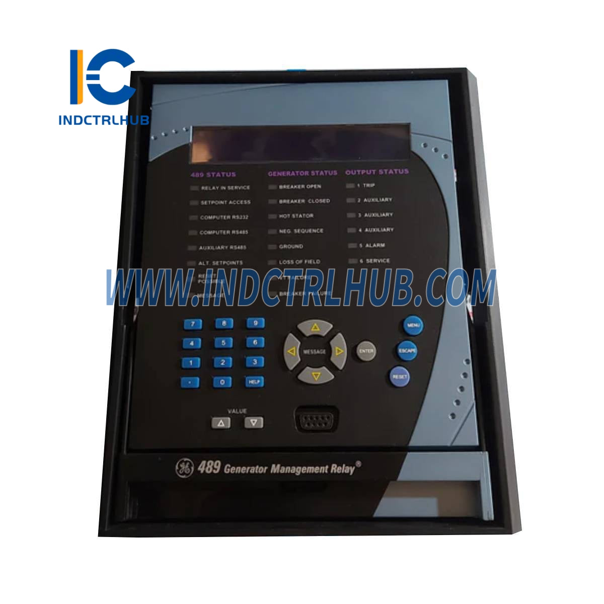 GE SR489-P5-LO-A20-E Generator Management Relay