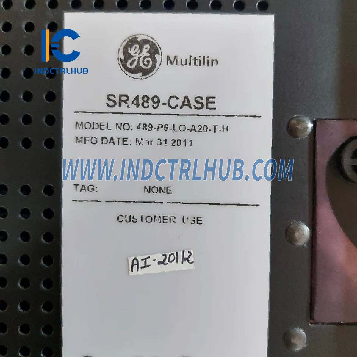 GE SR489-P5-LO-A20 Generator Management Relay