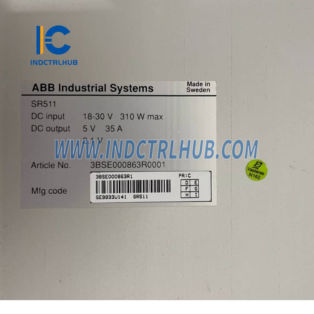 3BSE000863R1 | ABB SR511 Régulateur 24V/5V