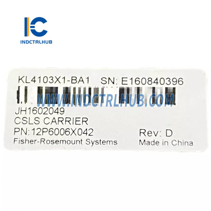 Emerson SS3001 KL4103X1-BA1 Взрывобезопасные (IS) CHARMs