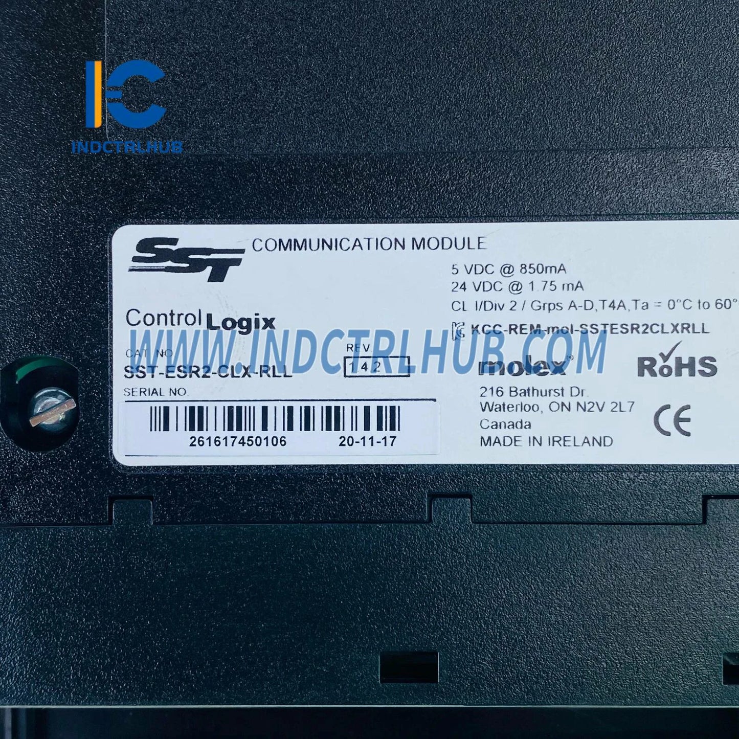 Woodward SST-ESR2-CLX-RLL Ethernet ControlLogix модулі