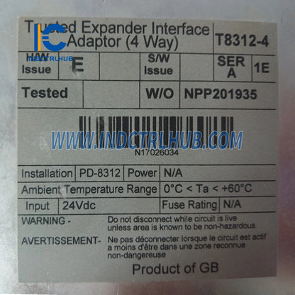 Triconex T8312-4 Trusted TMR Expander Interface Adapter