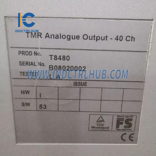 ICS TRIPLEX T8480 Güvenilir TMR Analog Çıkış Modülü – 40 Kanal