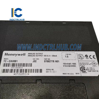 Honeywell TC-OAV081 Analog Output Module