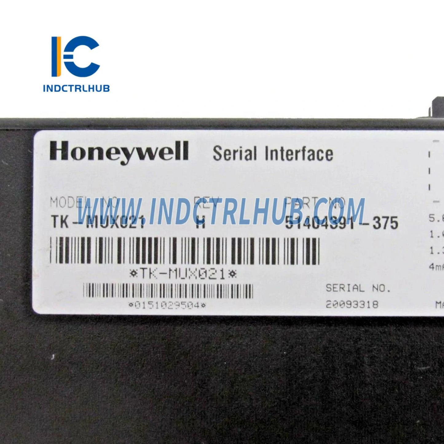 מודול ממשק סידורי Honeywell TK-MUX021 51404391-375