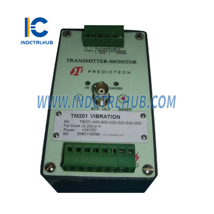 PREDICTECH TM201-A00-B00-C00-D00-E00-G00 Vysielač na ochranu a monitorovanie vibrácií