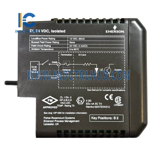 Emerson ‎‎VE4001S2T1B1 Standard I/O Abschlussblock