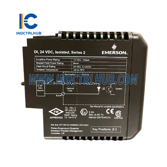 Emerson ‎‎VE4001S2T1B2 KJ3206X1-BA1 Discrete Input Module