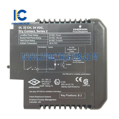 Emerson VE4001S2T2B4 KJ3203X1-BA1 12P3270X022 Discrete Input Module