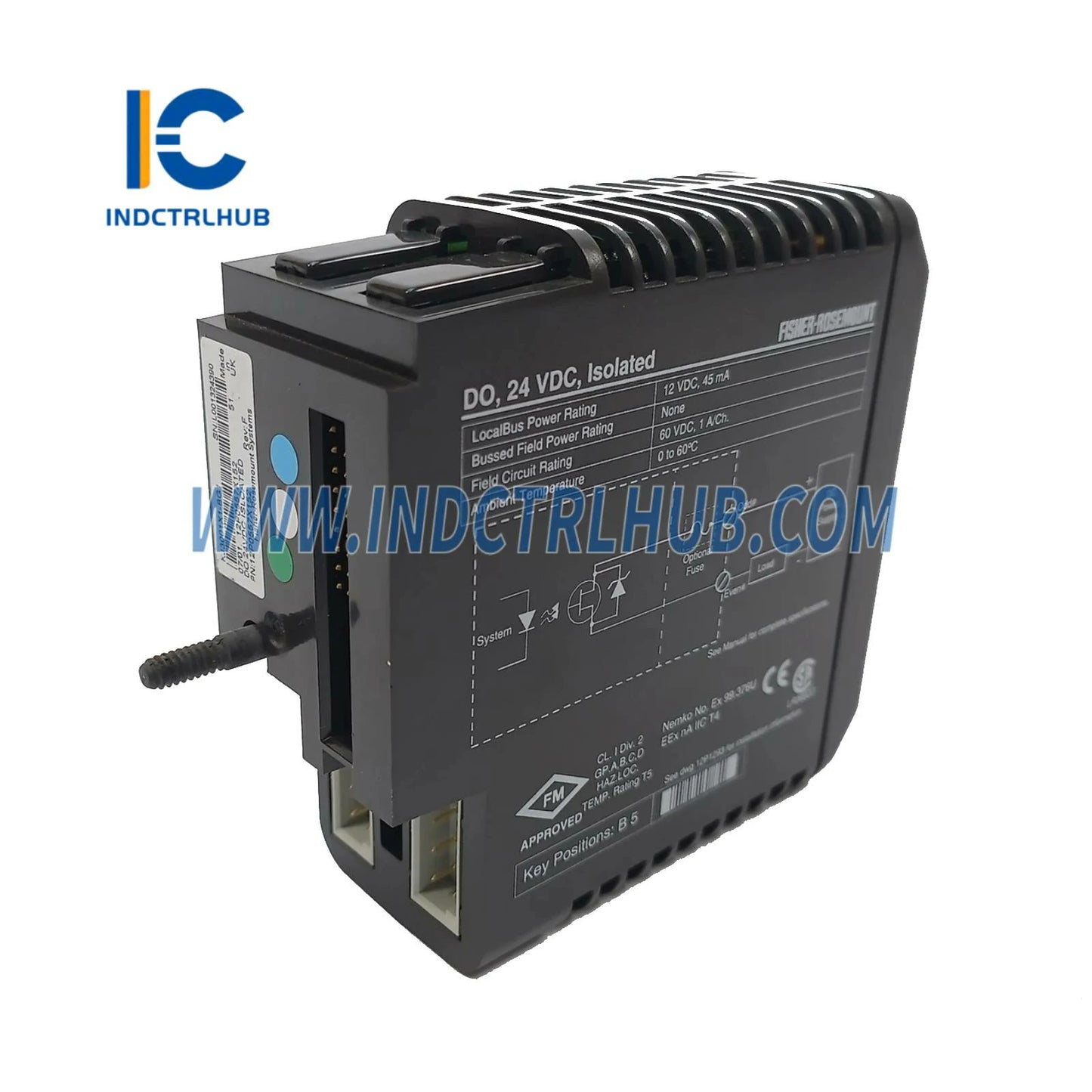 Emerson VE4002S1T1B2 KJ3001X1-BG1 Discrete Input Module with Fused Terminal